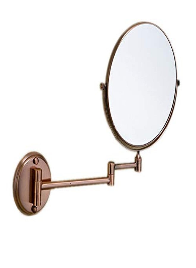 DOLPHY Copper 5X Magnifying Shaving & Makeup Mirror - 8 inch - Image 1